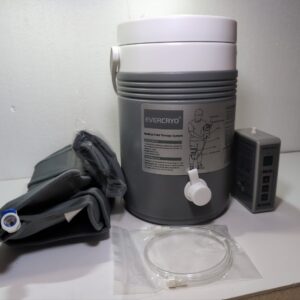 EVERCRYO Cryo Cuff Cold Therapy Kit - Knee Cryo Cuff with Gravity-fed Cooler - Quiet and Effective Cold Compress Therapy Kit