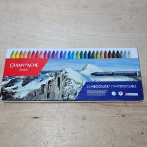 Creative Art Materials"Caran D'Ache NeoColor II" Water Soluble Wax Pastel Set, Multi-Colour, Pack of 30