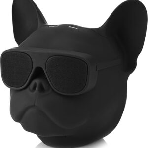 The Sound of the Future Bull Dog Bluetooth Speaker HD Sound AUX Big Dog Head