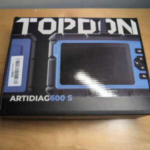 TOPDON ArtiDiag600S OBD2 Code Reader, Car Diagnostic Tool For 4 Systems Engine/ABS/Airbag/AT, 9 Reset Functions on Oil/Brake/SAS/BMS/ABS/DPF/TPMS/Throttle, Full OBD2 Functions