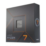 AMD Ryzen 7 7700X CPU, AM5, 4.5GHz (5.4 Turbo), 8-Core, 105W (142W Turbo), 40MB Cache, 5nm, 7th Gen, Radeon Graphics, NO HEATSINK/FAN
