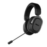 Asus Gaming H3 Wireless Gaming Headset, USB-C (USB-A Adapter), Boom Mic, Surround Sound, Deep Bass, Fast-cooling Ear Cushions, Gun Metal