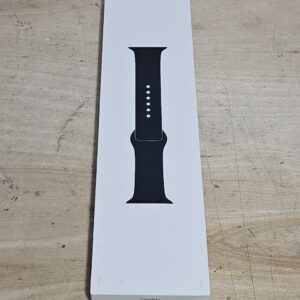 Apple Watch 45mm Black Sport Band (Designed for Apple Watch) S/M and M/L