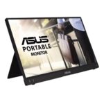 Asus 15.6" Portable IPS Monitor (ZenScreen MB16ACV), 1920 x 1080, USB-C (USB-A adapter), USB-powered, Auto-rotatable, Antibacterial, Smart Stand & Sleeve inc.