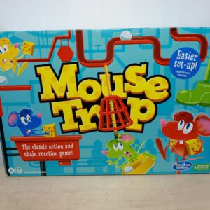 Mouse Trap Board Game for Kids Ages 6 and Up, Classic Kids Game for 2-4 Players with Easier Set-Up than Previous Versions, Multicolor, One Size
