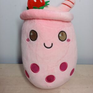 Bubble Tea Plush Pillow, 24 CM Cute Stuffed Boba Plushie