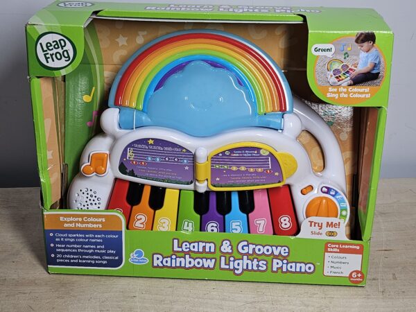 LeapFrog Learn and Groove Rainbow Lights Piano, Multicolor