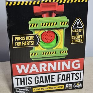 Goliath Games: Warning: This Game Farts | Sniff Out The Stinker To Win! | For 3-4 Players | For Ages 6 +, Black