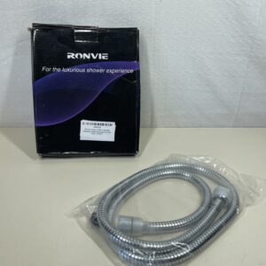 Shower Hose 1.25m | Flexible Stainless Steel Replacement Shower Hose Pipe with 2 Washers Leakproof & Anti-Kink | Universal Fit - Ronvie