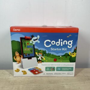 Osmo - Coding Starter Kit for Fire Tablet - 3 Educational Learning Games - Ages 5-10+ - Learn to Code, Coding Basics & Coding Puzzles - STEM Toy (Osmo Fire Tablet Base Included)