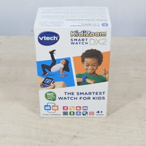 VTech Kidizoom Smart Watch DX2, Blue Watch for Kids with Games, Camera for Photos & Videos, Colour Screen, Photo Effects & More, for Infants aged 4, 5, 6, 7 + years