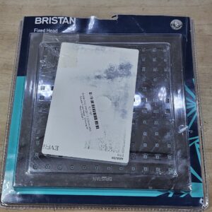 Bristan FHC ABSQ01 C 200mm ABS Square Fixed Head - Chrome Plated