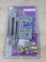 Carlisle Brass LSB5525SSS/BP British Standard Sash Lock, Satin Stainless Steel, 2.5 inch