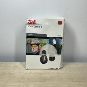 3M PELTOR Optime II Earmuffs, 30 dB, Hi-Viz, Helmet Mounted, H520P3E-467-GB 7000038210