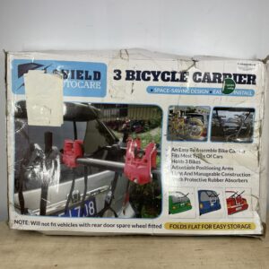 Bicycle Carrier, Heavy Duty Rear Mounted Adjustable Triple Bicycle Carrier, Car 3 Bike Carrier – 45kg Max Load, Universal Fitting (SWCC1)