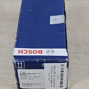 BOSCH BP318 - Brake Pads Car Front Axle - Bosch Quality - Reduced Noise and Dust - ECE-R90 Certified - Copper-Free - 1 Set of 4 pads - With Accessories