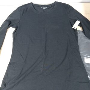 Amazon Essentials Men's Slim-Fit Long Sleeve T-Shirt - Black