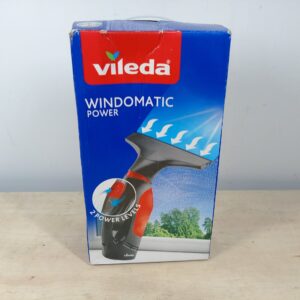 Vileda WindoMatic Power Window Vacuum Cleaner, Handheld and Portable Electric Window Cleaner, UK Version