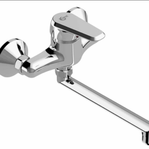 (wall plate dented) Ideal Standard Ceraplan Wall Kitchen Tap Sink Mixer b0894aa 3 Jr