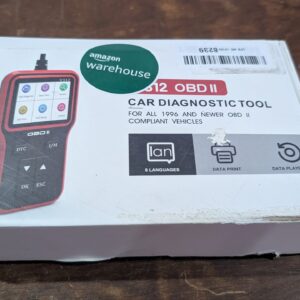 OBD2 Code Reader O2 Sensor/EVAP System, Car Diagnostic Scanner with Complete OBD2 Function,Engine Fault Code Reader CAN Scan Tool for O2 Sensor and DTC Lookup to Check Engine Light Vehicle Code
