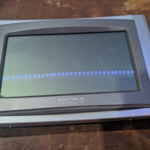 Acctim Stratus Digital Wall/Desk Clock Radio Controlled Tabletop LCD Display Date & Thermometer Silver