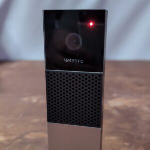 Netatmo Smart Video Doorbell, 2-way audio, Person Detection, No Subscription Fees, HD 1080p, Night Vision, Easy Wired Installation, NDB-UK, Black