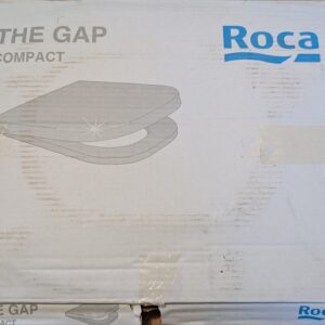 Roca A801730004 Supralit Seat & Cover, The Gap Square Compact, White