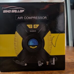 Digital Car Tyre Inflator Air Compressor 12v Car Tyre Pump Air Pump for Car Tyres Boot Accessories Automatic Electric Tyre Inflation with Tyre Pressure Gauge Valve Adaptors LED Light