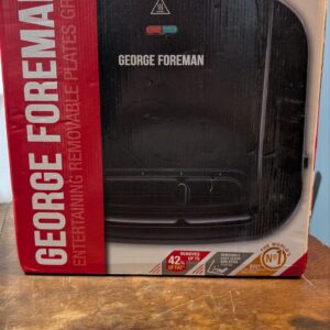 George Foreman 24340-56 Contact Electric Tabletop Grill 1500W Black barbecue - barbecues & grills (1500 W, Contact grill, Electric, Tabletop, Black, Rectangular)