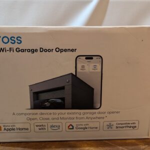 Meross Smart Garage Door Opener, Voice/Remote Control, Compatible with Apple HomeKit Amazon Alexa Google Home SmartThings, Auto Close, with Timer, Add-On to Existing Garage Opener, 2.4GHz WiFi Only