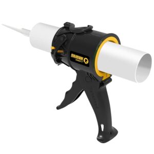 SILIGUN Caulking Gun - Anti Drip Extreme-Duty Caulking Gun - Patented New and Innovative Design - Lightweight ABS Frame - for The Smallest to The Largest Jobs (SILIGUN Caulk Gun)