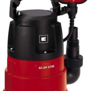 Einhell GC-DP 3730 Dirty & Clean Water Pump (370W, Ø30 mm foreign particles 9,000 L/h delivery capacity, float switch, carry handle, cable rewind, univ. conn)
