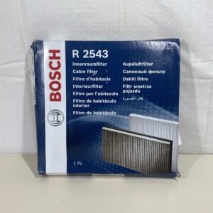 Bosch R2543 Activated Carbon Cabin Filter, Replacement Filter - Against Unpleasant Smells, Pollen and Dust for Cleaner Air Inside the Vehicle