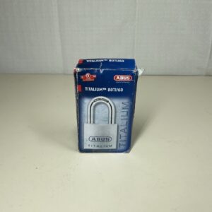 ABUS 26945 80TI/60 KA 8011 Titalium Padlock, Silver