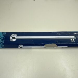 Bristan Chrome Round Fixed Shower Arm Head Wall Outlet 400mm