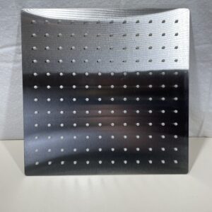 SOLVEX Rainfall Shower Heads,12Inch High Pressure Shower Heads, Overhead Shower Head, Stainless Steel Square Shower Head, Adjustable with Swivel Ball, Large Shower Head, Chrome, SP-50022