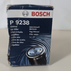 Bosch P9238 Car Oil Filter - Separates Soot and Metal Particles from Engine Oil - Provides Reliable Engine Lubrication