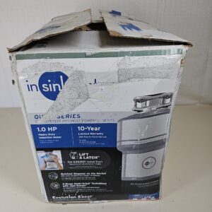 InSinkErator Evolution Excel Garbage Disposal, 1HP (requires wiring)
