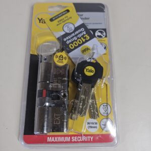 Yale Anti-Snap 3 Star Euro Thumbturn Cylinder, High Security, Nickel Finish, 35:35 (70 mm)