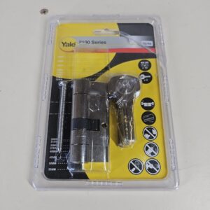 Yale 10-2172-3040-00-2201 YC2100 DB 30X40 NI Removable Lock Cylinder 30 x 40 mm, 10 Pins-External, Interior Door, Entrance Door-YC2100-5 Reversible Keys, Nickel-Plated