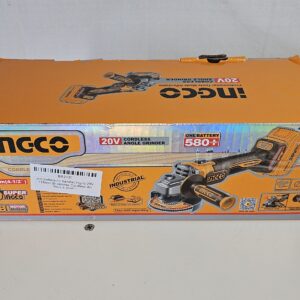 (no battery,no handle) Ingco 20V 115mm Brushless Cordless Angle Grinder Bare Unit