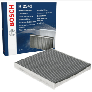Bosch R2543 Activated Carbon Cabin Filter, Replacement Filter - Against Unpleasant Smells, Pollen and Dust for Cleaner Air Inside the Vehicle