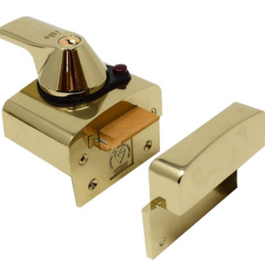 Yale B-BS1-BLX-PB-60 - BS1 British Standard Nightlatch - 60mm - Brass Finish - High Security Approved by Insurance Companies