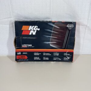 K&N Engine Air Filter: High Performance, Premium, Washable, Panel Filter: 2003-2007 (Focus C-Max, Focus II, C30, S40 II, V50), 33-2877