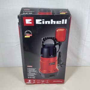 Einhell GC-DP 7835 Dirty & Clean Water Pump (780W, Ø35 mm foreign particles 15,700 L/h delivery cap., float switch, carry handle, cable rewind, univ. connect)