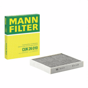MANN-FILTER CUK 26 010 Cabin Air Filter - Pollen Filter with Activated Carbon - for Cars + Transporters