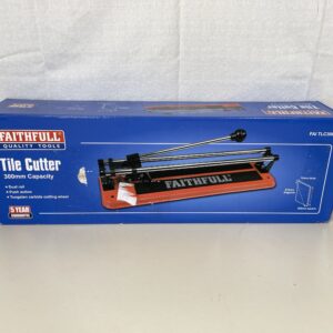 Faithfull Tile Cutter - 300mm (12in) Square, 210mm Diagonal, 10mm Thick Cutting Capacity for Ceramic Tiles