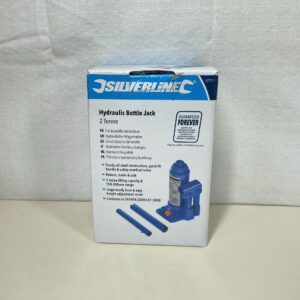 Silverline Hydraulic Bottle Jack 2 Tonne (427711), BLUE
