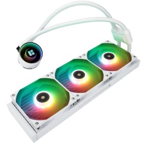 Thermalright Frozen Notte 360 WHITE ARGB V2 Water Cooling CPU Cooler - 360 White CPU Cooler Specifications, 3 PWM Fans, S-FDB Bearings, Suitable for AMD:AM4/AM5, Intel LGA 1700/1851/1150/1151/1200/2011