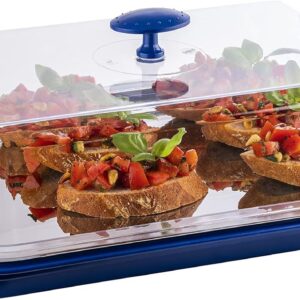 APS 9090 Food Container - Stainless Steel Thermal System 43cm x 19cm - Blue
